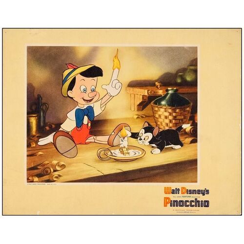 794. Lobby Card (11" x 14"); Fine ### PINOCCHIO (1947)