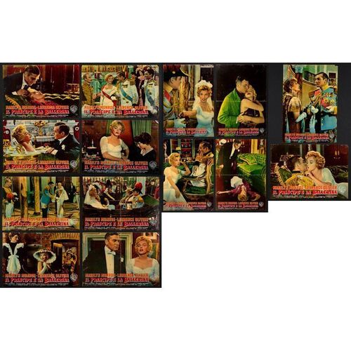 798. Italian Double Photobustas (14) (26.75" x 18.5" ); Very Fine+ Folded ### THE PRINCE AND THE SHOWGIRL (1957)