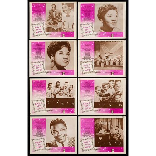 814. Lobby Card Set (8) (11" x 14"); Fine+ ### ROCK 'N' ROLL REVUE (1955)