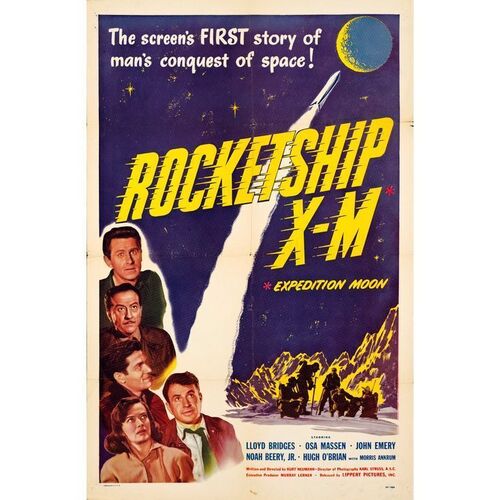 816. One Sheet (27" x 41"); Very Fine+ Folded ### ROCKETSHIP X-M (1950)