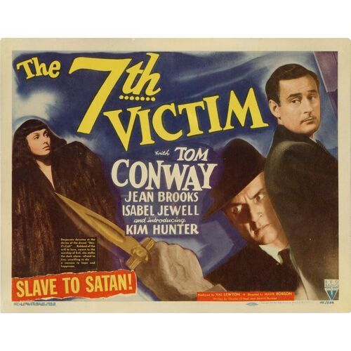 831. Title Lobby Card (11" x 14"); Very Fine- ### THE 7TH VICTIM (1943)