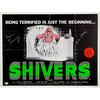835. Key Cast-Autographed British Quad (40" x 30") Signed by Lynn Lowry and Barbara Steele; Fine- Folded ### SHIVERS (1976)