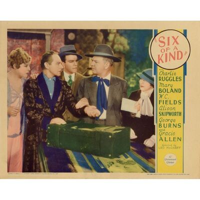 840. Lobby Card (11" x 14"); Very Fine- ### SIX OF A KIND (1934)