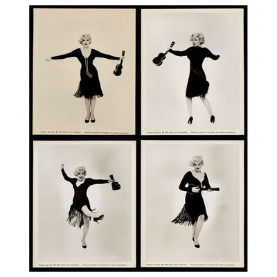 842. Vintage Original 8"x 10" B&W Single-Weight Glossy Photographs (4) (8" x 10"); Very Fine+ ### SOME LIKE IT HOT (1959)