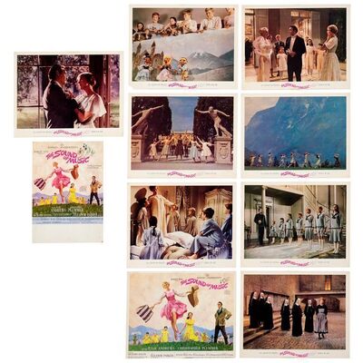 844. Roadshow Lobby Card Set (9) and Mini Window Card (11" x 14" and 8" x 14"); Roadshow Release; Fine+ ### THE SOUND OF MUSIC (1965)