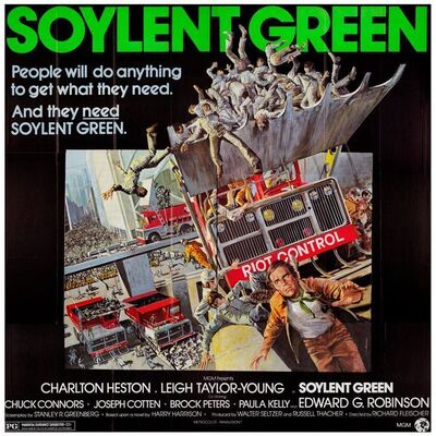 845. Six Sheet (81" x 81"); Very Fine Folded ### SOYLENT GREEN (1973)