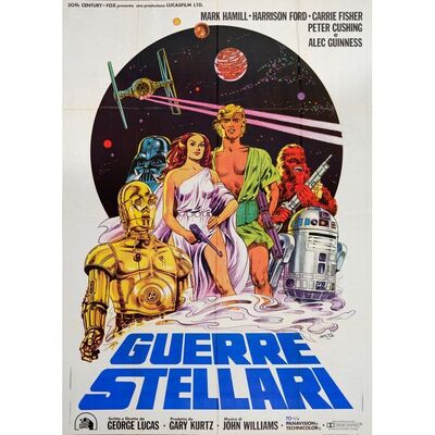 851. Italian Two Fogli (39.5" x 55"); Very Fine+ Folded ### STAR WARS: A NEW HOPE (1977)