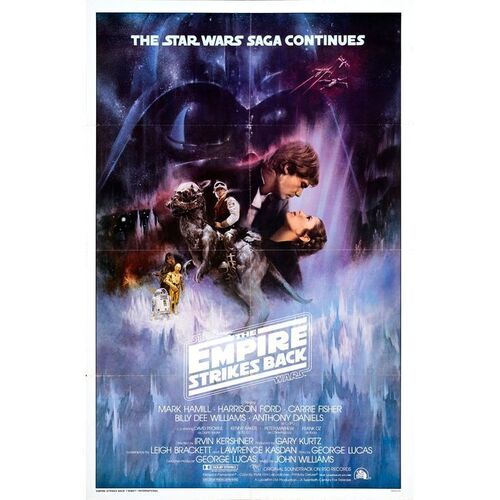 863. One Sheet (27" x 41"); International, Style A; Very Fine- Folded ### STAR WARS: THE EMPIRE STRIKES BACK (1980)