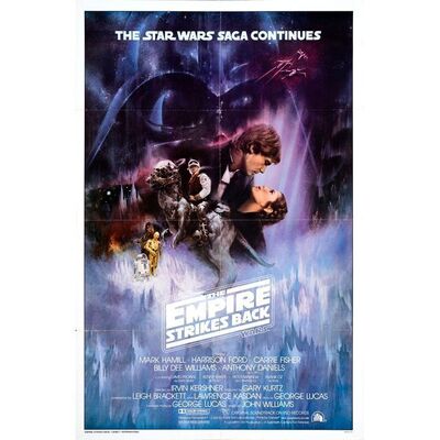 863. One Sheet (27" x 41"); International, Style A; Very Fine- Folded ### STAR WARS: THE EMPIRE STRIKES BACK (1980)