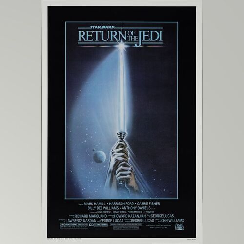 866. One Sheet (27" x 41") From the Howard Kazanjian Collection; Very Fine+ Rolled ### STAR WARS: RETURN OF THE JEDI (1983)