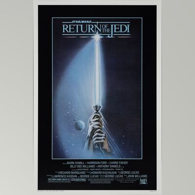866. One Sheet (27" x 41") From the Howard Kazanjian Collection; Very Fine+ Rolled ### STAR WARS: RETURN OF THE JEDI (1983)