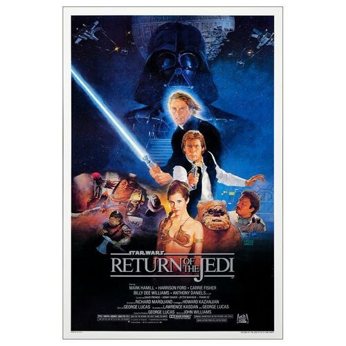 867. One Sheet (27" x 41"); Style B; Very Fine+ Rolled ### STAR WARS: RETURN OF THE JEDI (1983)