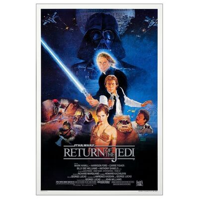 867. One Sheet (27" x 41"); Style B; Very Fine+ Rolled ### STAR WARS: RETURN OF THE JEDI (1983)