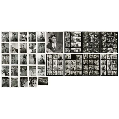 882. Vintage Original B&W Single-Weight Glossy Photographs and Negatives (43) (4" x 5" and 8" x 10"); Very Fine ### TELEVISION SERIES CRIME DRAMAS (1959 - 1965)