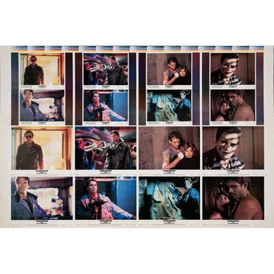 884. Uncut Lobby Card Set (12) Proof Sheet (60" x 40"); Fine+ Rolled ### THE TERMINATOR (1984)