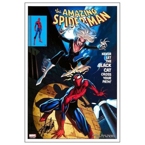 888. Creator-Autographed Matte Color Print (13" x 19") Signed by Stan Lee (JSA COA); Near Mint ### THE AMAZING SPIDER-MAN (2014)