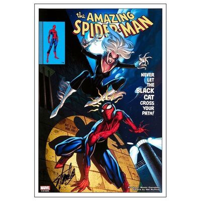 888. Creator-Autographed Matte Color Print (13" x 19") Signed by Stan Lee (JSA COA); Near Mint ### THE AMAZING SPIDER-MAN (2014)