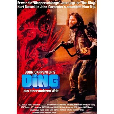 892. German A1 (22" x 33"); Very Fine+ Folded ### THE THING (1982)