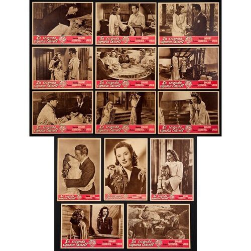 906. Italian Photobusta Set (14) (19.5" x 13.5"); Very Fine- ### THE TWO MRS. CARROLLS (1947)