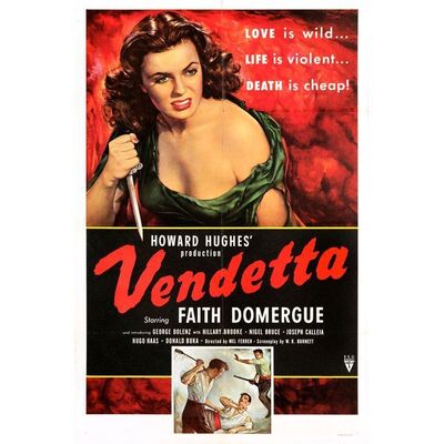 909. One Sheet (27" x 41"); Very Fine Folded ### VENDETTA (1950)