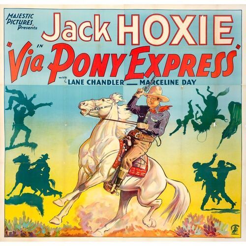 912. Six Sheet (79" x 80"); Stone Lithograph; Very Fine on Linen ### VIA PONY EXPRESS (1933)