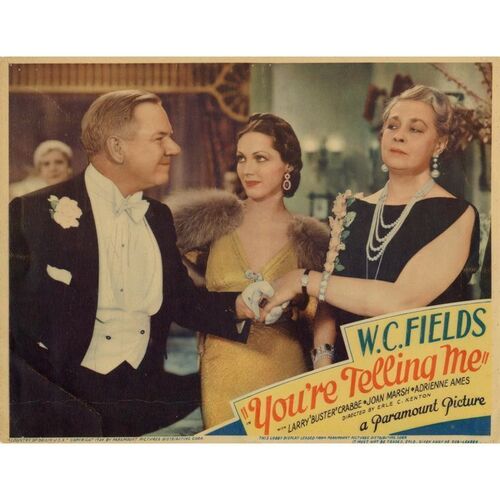 932. Lobby Card (11" x 14"); Very Good+ ### YOU'RE TELLING ME! (1934)