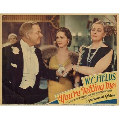 932. Lobby Card (11" x 14"); Very Good+ ### YOU'RE TELLING ME! (1934)