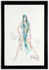 Lot #10: Hand-Drawn Bob Mackie Dress and Headdress Take Me Home Costume Design Illustration for Cher's 2008 Las Vegas Residency ### CHER, TAKE ME HOME PERFORMANCE (2008)