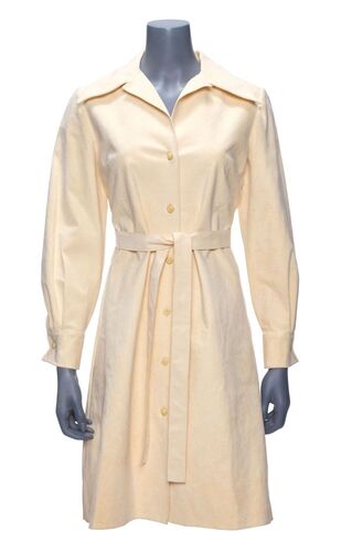 Lot #48: Vintage Original Halston Ultrasuede Shirt Dress ### HALSTON (2021)