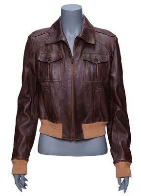 Lot #49: Charlie Cale's (Natasha Lyonne) Leather Jacket ### POKER FACE (2023 - PRESENT)