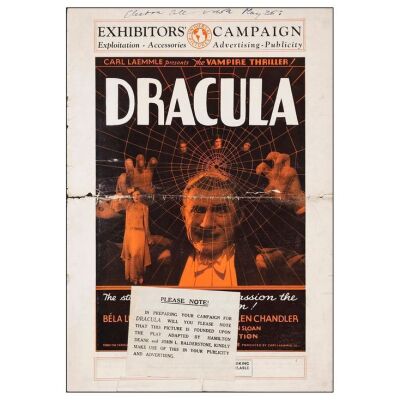 129. British Pressbook (13.5" x 19.5"); Very Good ### DRACULA (1931)