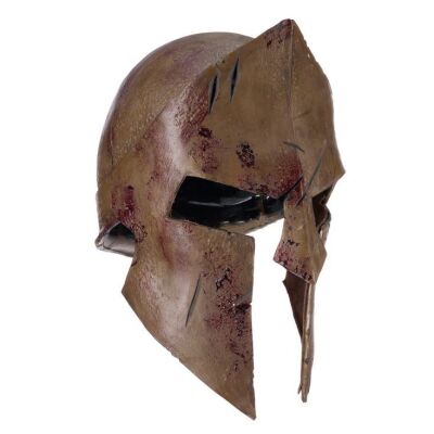 2. Stelios' (Michael Fassbender) Bloodied Spartan Helmet ### 300 (2006)