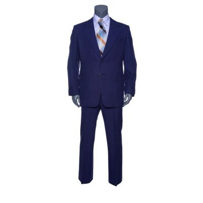 16. Ron Burgundy's (Will Ferrell) Navy Suit ### ANCHORMAN: THE LEGEND OF RON BURGUNDY (2004)