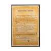 24. Marty McFly's (Michael J. Fox) Framed Oversized Western Union Letter ### BACK TO THE FUTURE PART II (1989)