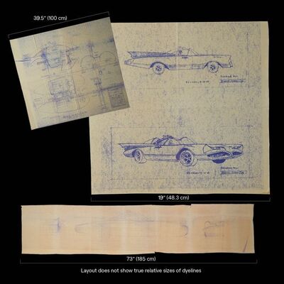 30. Set of Three Batmobile Dyeline Prints ### BATMAN (1966-1968)