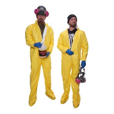 61. Walter White (Bryan Cranston) and Jesse Pinkman's (Aaron Paul) Hazmat Suits on Lifelike Displays ### BREAKING BAD (T.V. SERIES, 2008-2013)