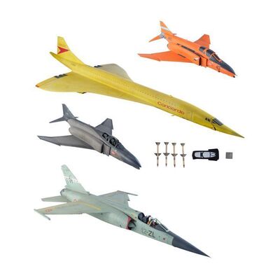 79. Concorde Model Miniature with Three Fighter Jet Model Miniatures ### THE CONCORDE... AIRPORT '79 (1979)