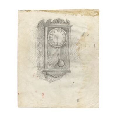 114. Tom Sullivan Collection: Cheryl Williams' (Ellen Sandweiss) Screen-Matched Hand-Illustrated Clock Sketch ### THE EVIL DEAD (1981)
