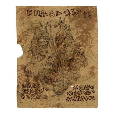 118. Tom Sullivan Collection: Hand-Illustrated Tom Sullivan Lost Necronomicon Ex-Mortis Page ### EVIL DEAD II (1987)