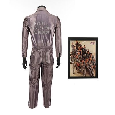 167. Greased Lightnin' Dancer (Greg Rosatti) Jumpsuit and Autographed Poster ### GREASE (1978)