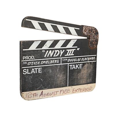 186. Photo-Matched Production-Used Clapperboard ### INDIANA JONES AND THE LAST CRUSADE (1989)