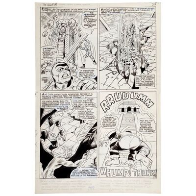 234. Hand-Drawn Annotated X-Men No. 26 Page 19 Artwork by Werner Roth and Dick Ayers ### MARVEL COMICS