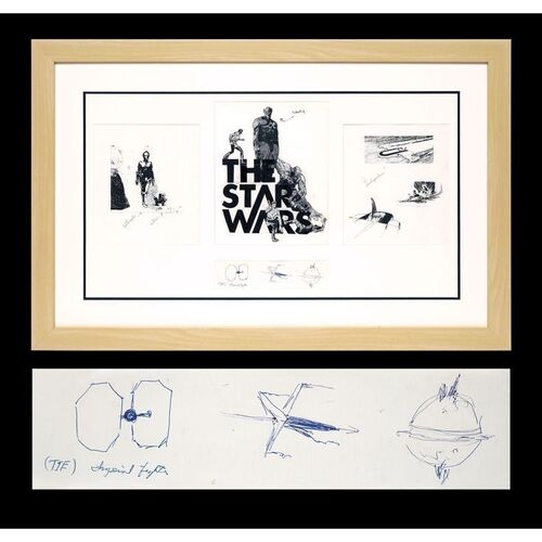 342. Hand-Drawn Early Starship and Death Star Concepts by George Lucas with Hand-Annotated Printed References ### STAR WARS: A NEW HOPE (1977)
