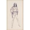 343. Framed Hand-Drawn Ralph McQuarrie Princess Leia (Carrie Fisher) Costume Concept Sketch ### STAR WARS: A NEW HOPE (1977)