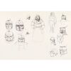 362. Framed Hand-Drawn Ralph McQuarrie Ice Planet Rebel Snow Outfits and Helmets Concept Sketches ### STAR WARS: THE EMPIRE STRIKES BACK (1980)