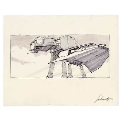 363. Hand-Drawn Joe Johnston-Signed AT-AT Walker and Snowspeeder Storyboard ### STAR WARS: THE EMPIRE STRIKES BACK (1980)