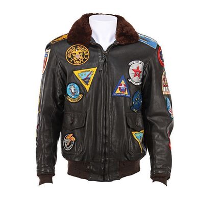 418. Pete "Maverick" Mitchell's (Tom Cruise) Photo-Matched Bomber Jacket ### TOP GUN (1986)