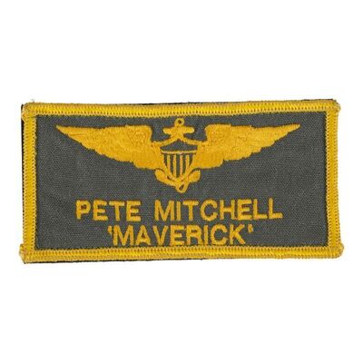 419. Pete "Maverick" Mitchell's (Tom Cruise) Production-Made Flight Suit Patch ### TOP GUN (1986)