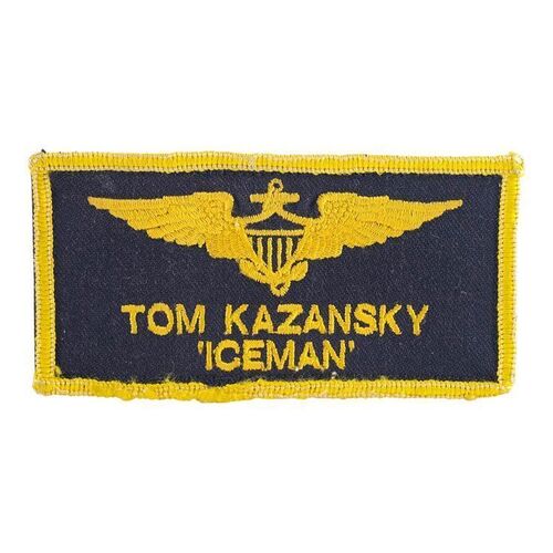 420. Tom "Iceman" Kazansky's (Val Kilmer) Flight Suit Name Patch ### TOP GUN (1986)