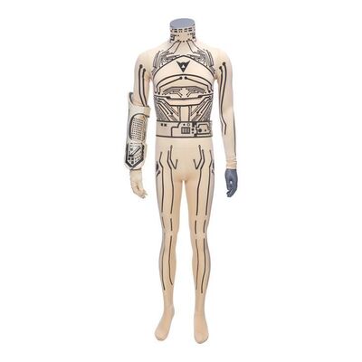 424. Kevin Flynn's (Jeff Bridges) Program Costume Components with Neutral Program Bracer and "The Secrets of Tron" Rolling Stone Magazine ### TRON (1982)